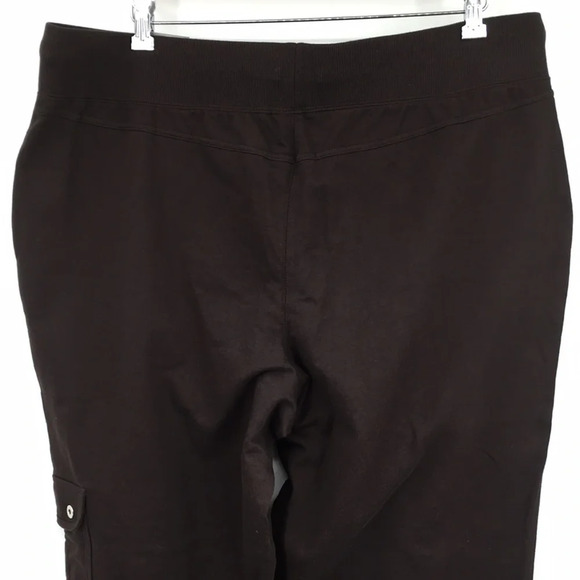 V Sport By Venezia Lane Bryant Unwind Brown Knit Sweat Pants Womens 18/20 Cotton - Picture 8 of 16